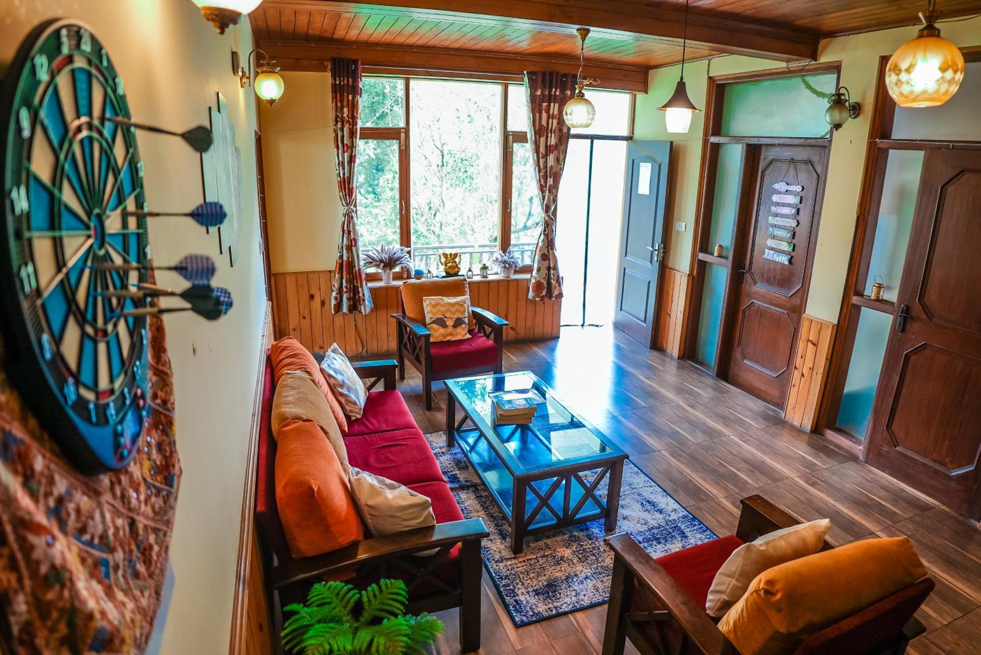 The Manu Emerald # Farmhouse # Top Selling Cottage In Manali # Peaceful Heritage Cozy Stay # Lawn With Bonfire # Most Awarded Εξωτερικό φωτογραφία