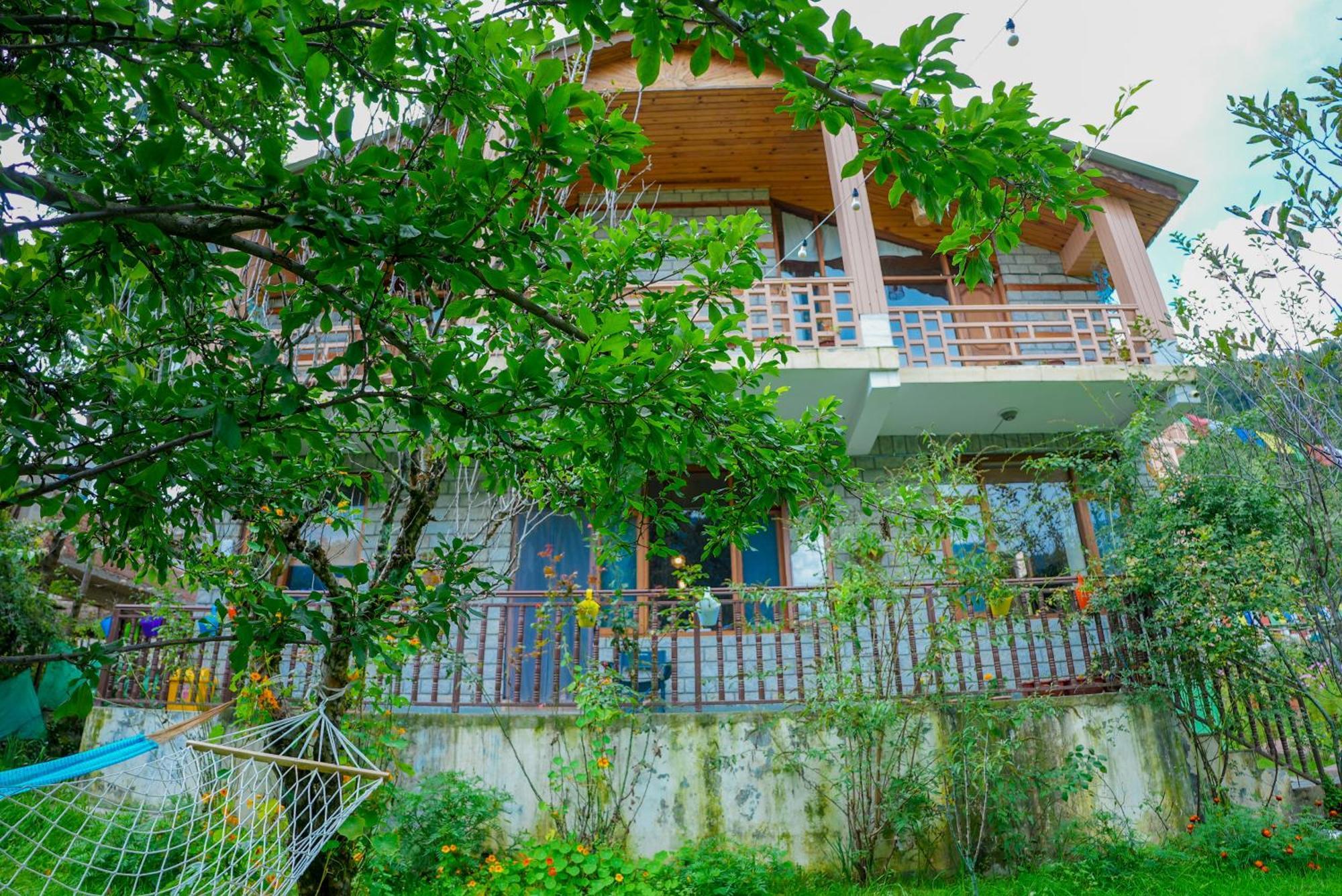 The Manu Emerald # Farmhouse # Top Selling Cottage In Manali # Peaceful Heritage Cozy Stay # Lawn With Bonfire # Most Awarded Εξωτερικό φωτογραφία