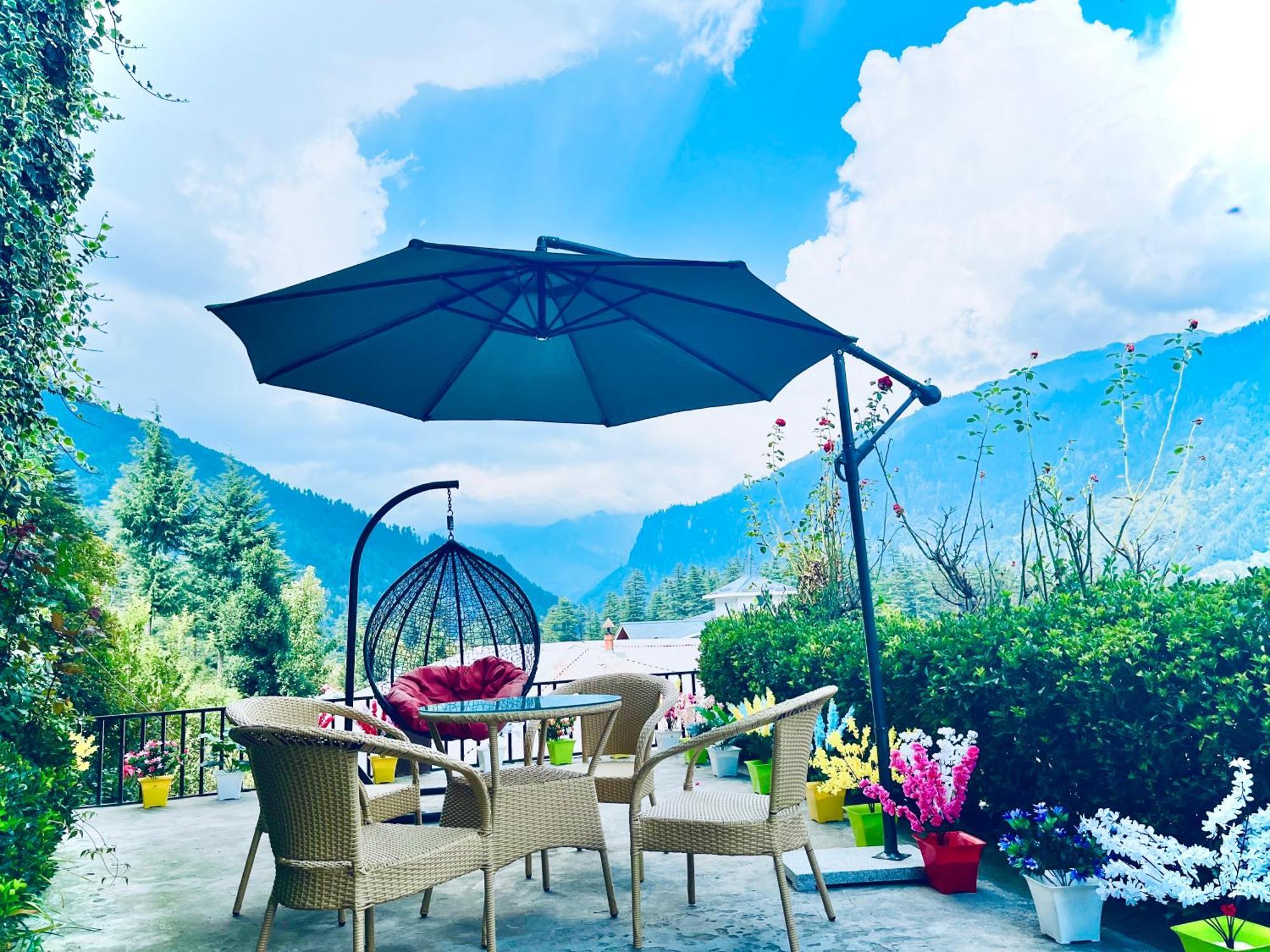 The Manu Emerald # Farmhouse # Top Selling Cottage In Manali # Peaceful Heritage Cozy Stay # Lawn With Bonfire # Most Awarded Εξωτερικό φωτογραφία