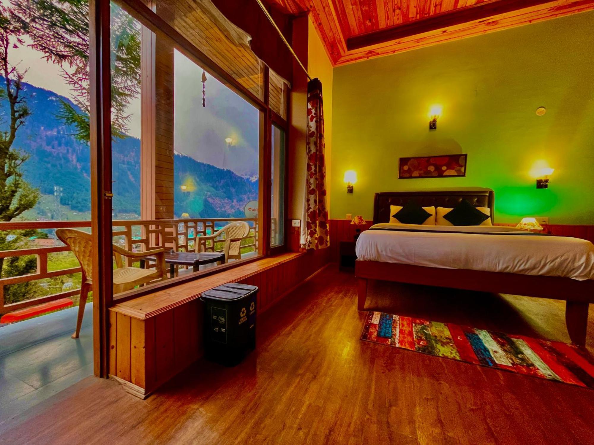 The Manu Emerald # Farmhouse # Top Selling Cottage In Manali # Peaceful Heritage Cozy Stay # Lawn With Bonfire # Most Awarded Εξωτερικό φωτογραφία