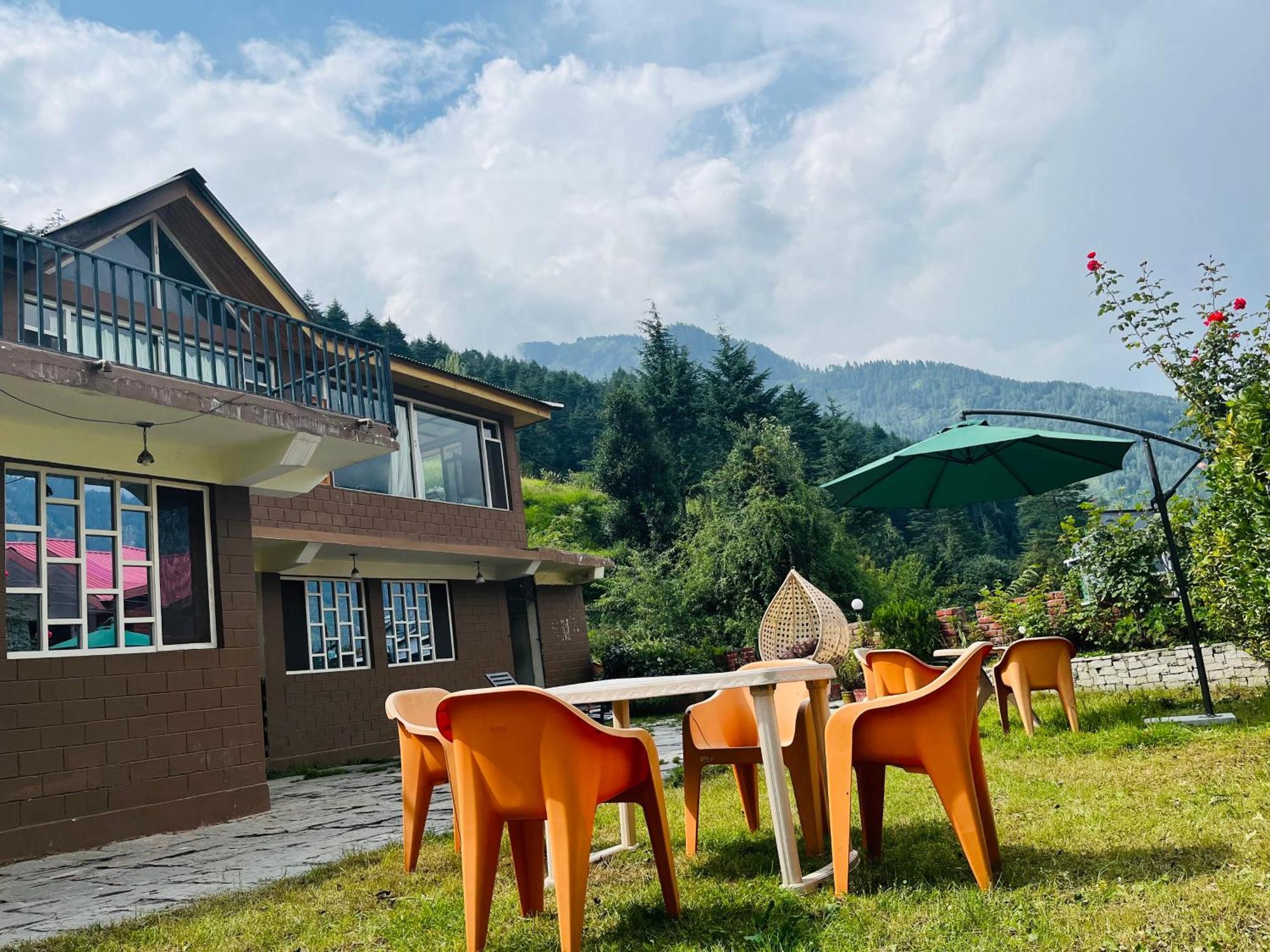 The Manu Emerald # Farmhouse # Top Selling Cottage In Manali # Peaceful Heritage Cozy Stay # Lawn With Bonfire # Most Awarded Εξωτερικό φωτογραφία