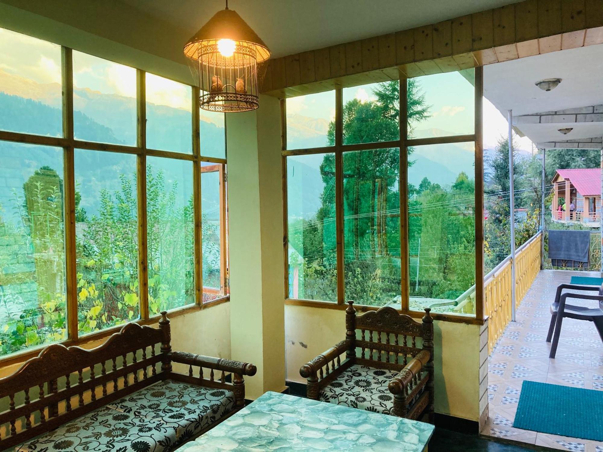 The Manu Emerald # Farmhouse # Top Selling Cottage In Manali # Peaceful Heritage Cozy Stay # Lawn With Bonfire # Most Awarded Εξωτερικό φωτογραφία